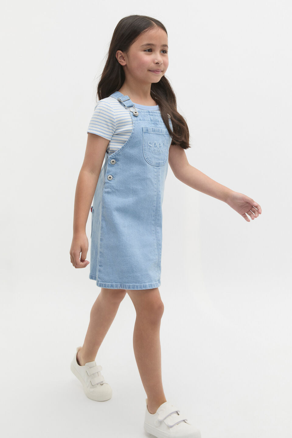 Logo Denim Pinafore