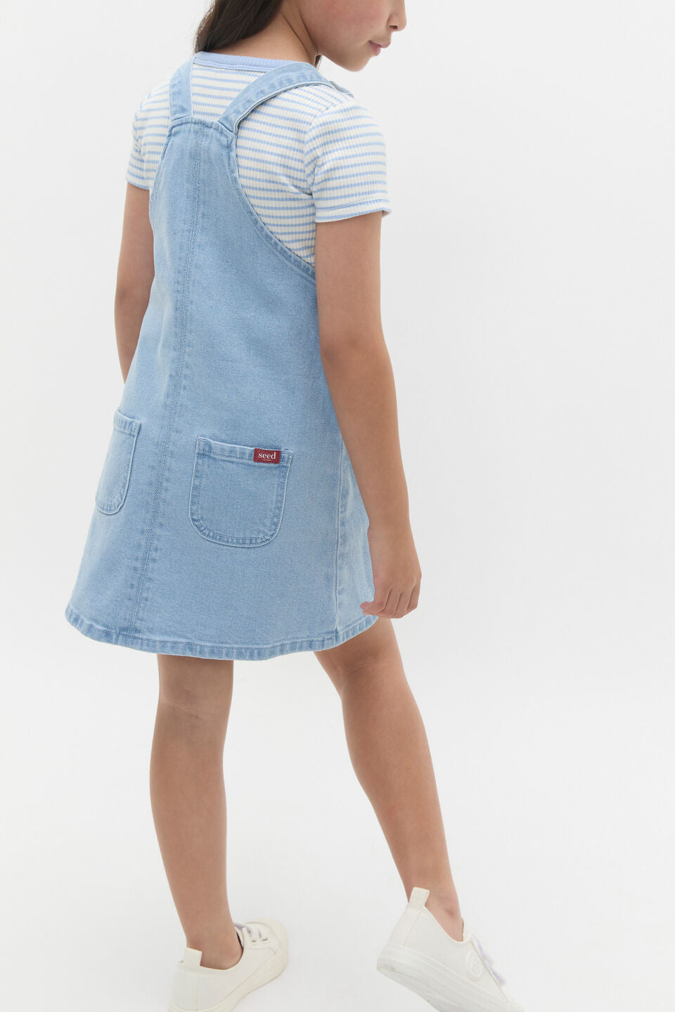 Logo Denim Pinafore
