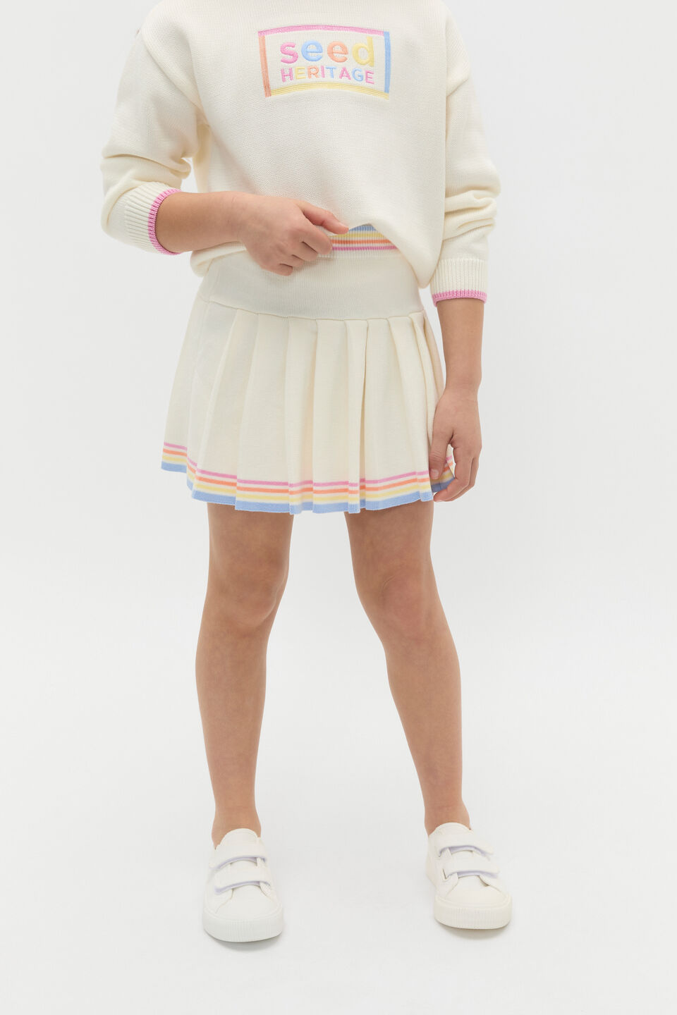 Pleat Knit Skirt