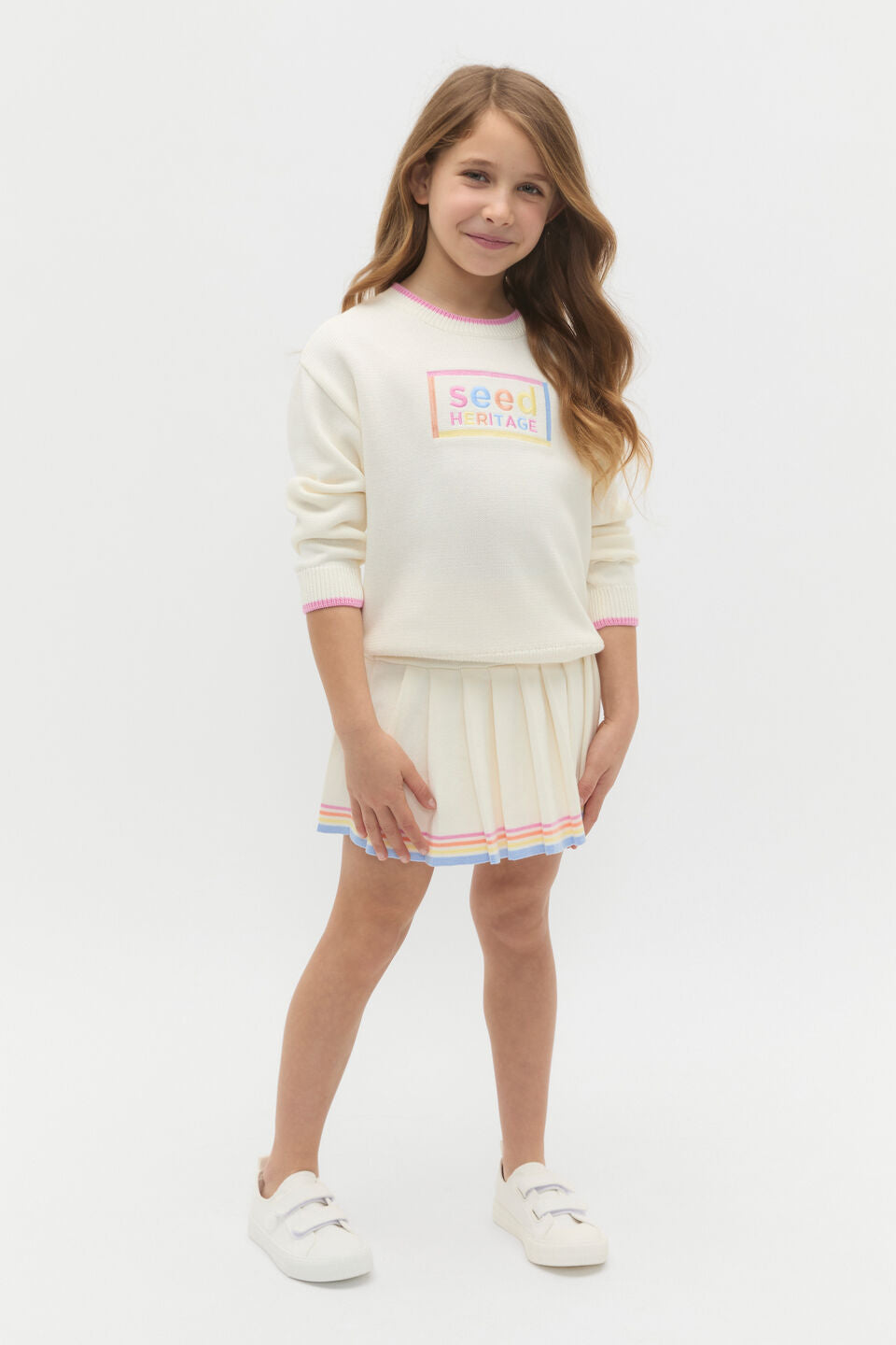Pleat Knit Skirt
