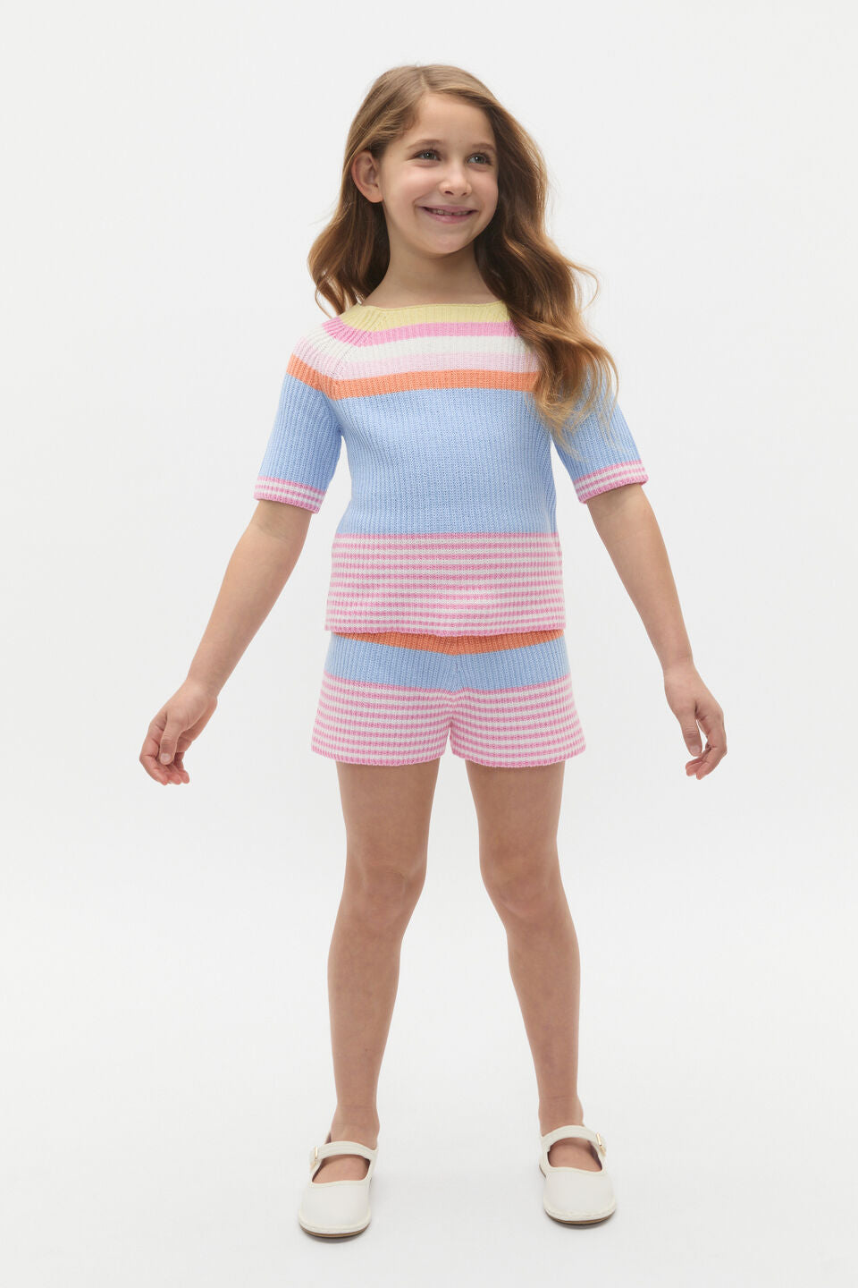Stripe Knit Short