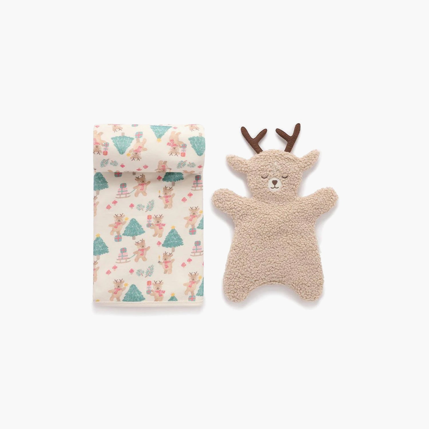 طقم هودي وبنطال لعيد الميلاد