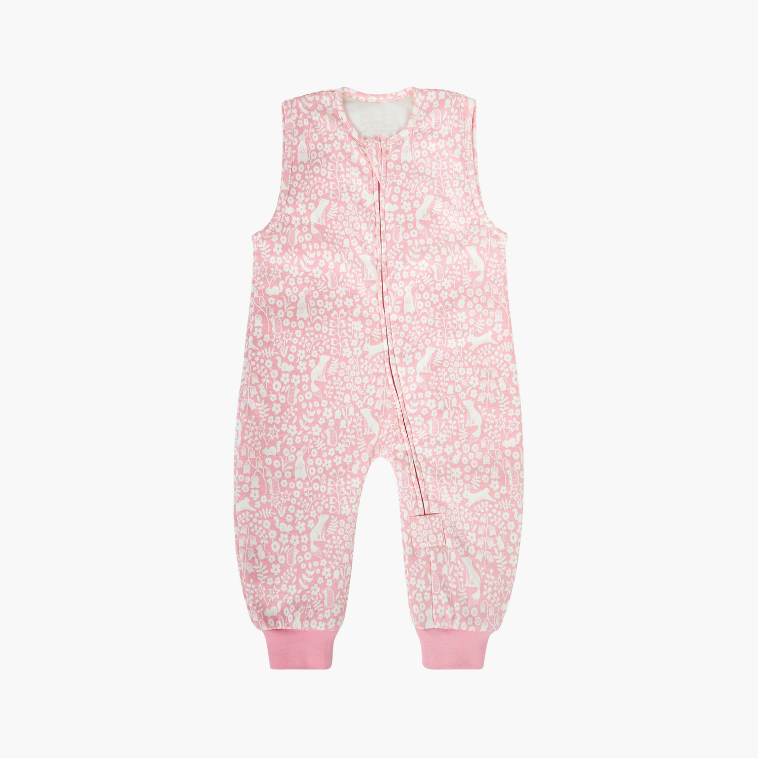 Soft Pink Woodland 1.5 Tog Sleep Snuggler