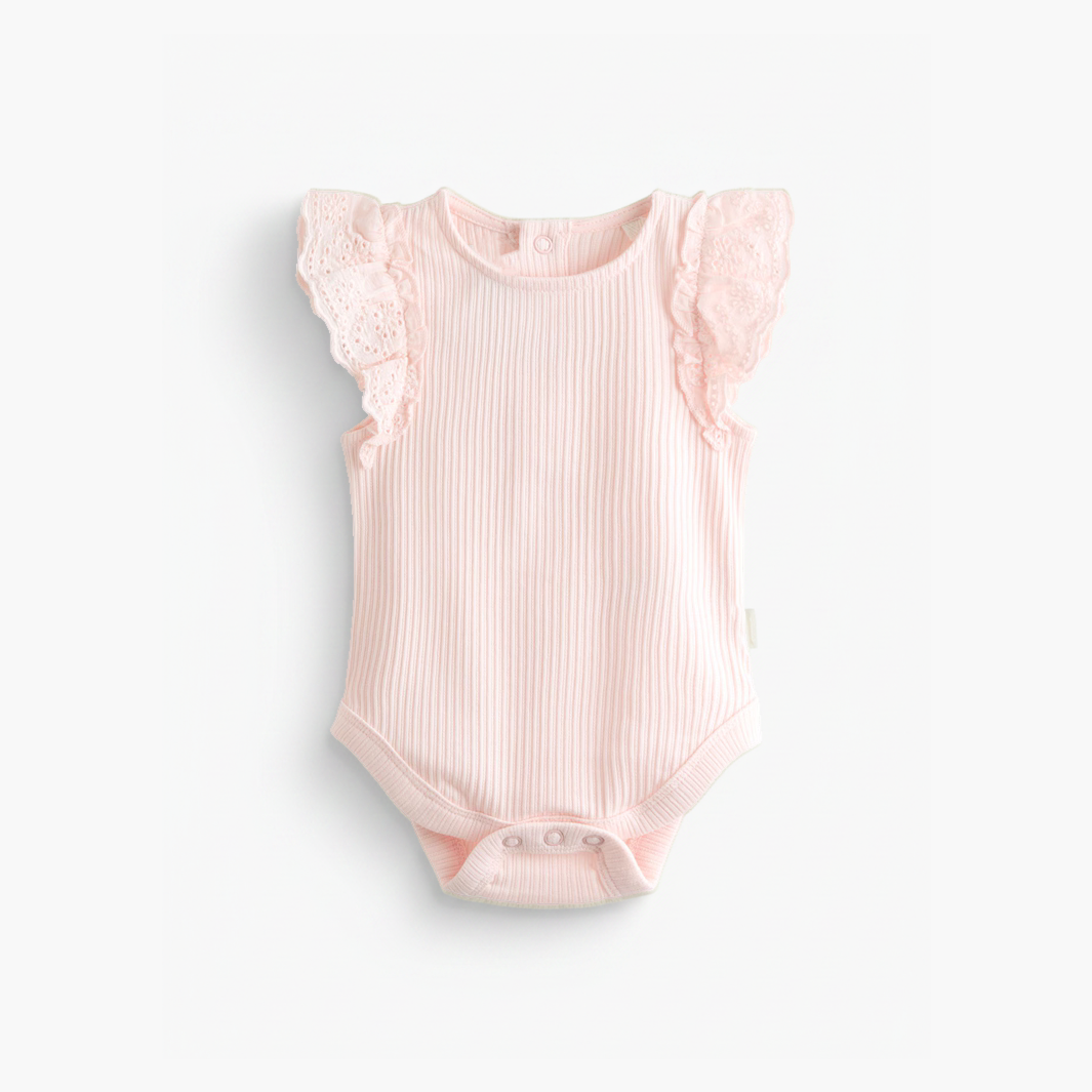 Broderie Frill Bodysuit