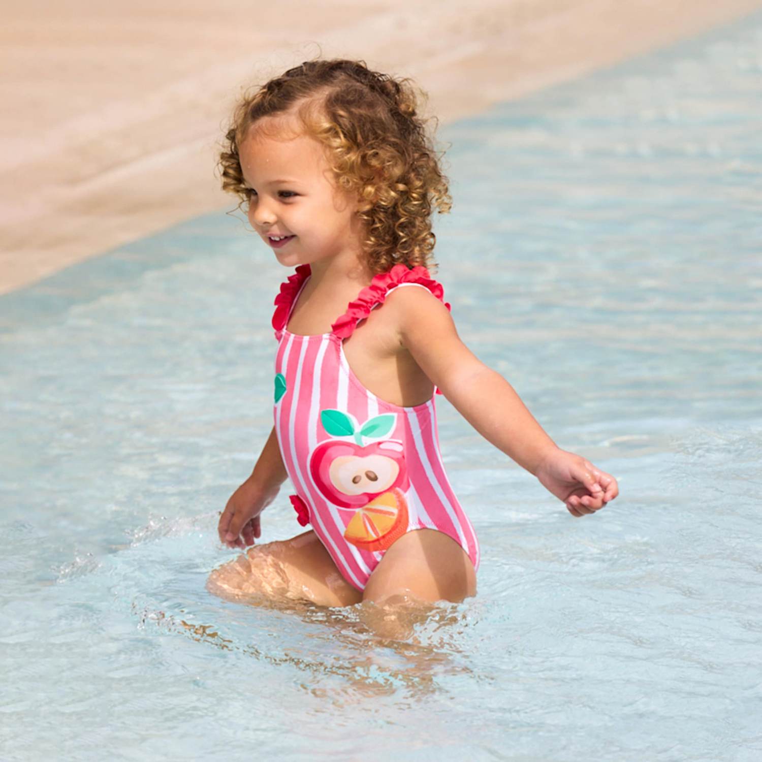 Fruity Stripe One-Piece Swimsuit