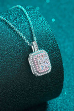 Moissanite Geometric Pendant Chain Necklace - Ashley's Artistries