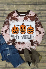 Long Sleeve HAPPY HALLOWEEN Sweater - Ashley's Artistries