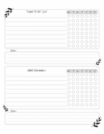 Elegant Daily Planner and Habit Tracking Set - Ashley's Artistries