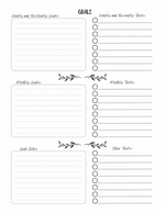 Elegant Daily Planner and Habit Tracking Set - Ashley's Artistries