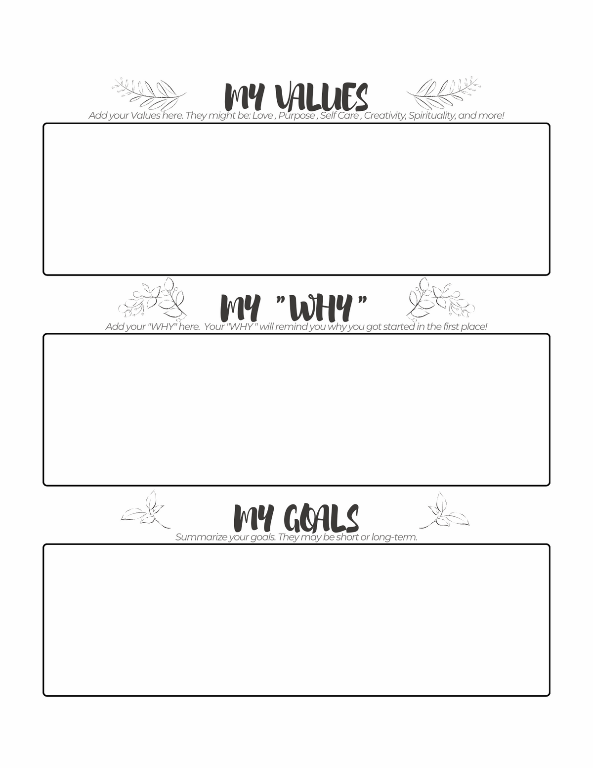 Elegant Daily Planner and Habit Tracking Set - Ashley's Artistries