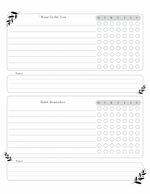 Printable Daily Planner +Goals & Habits - Ashley's Artistries