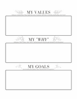 Printable Daily Planner +Goals & Habits - Ashley's Artistries