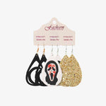 Teardrop Halloween Dangle Earrings - Ashley's Artistries