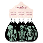 Teardrop Halloween Dangle Earrings - Ashley's Artistries