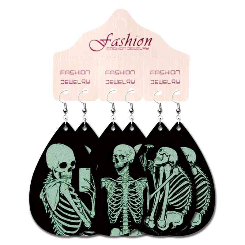 Teardrop Halloween Dangle Earrings - Ashley's Artistries