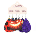 Teardrop Shape Halloween Theme Dangle Earrings - Ashley's Artistries